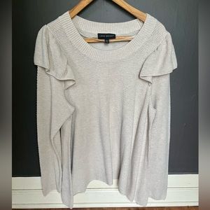 Lane Bryant waffle knit top, size 18/20